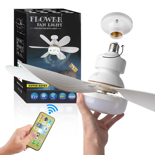 Ceiling Fan Light With Remote 85-265V